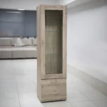 Βιτρίνα με Αριστερό Άνοιγμα Πόρτας 45x40x180cm (Ετοιμοπαράδοτα)