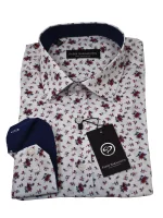 Πουκάμισο εμπριμέ regular γραμμή PARIS SARALIOTIS - Image 2