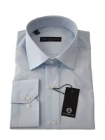 Μονόχρωμο πουκάμισο regular γραμμή με τσέπη PARIS SARALIOTIS - Image 9