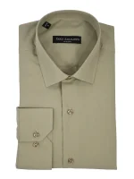 Μονόχρωμο πουκάμισο regular γραμμή με τσέπη PARIS SARALIOTIS - Image 3