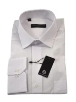 Μονόχρωμο πουκάμισο regular γραμμή με τσέπη PARIS SARALIOTIS - Image 4