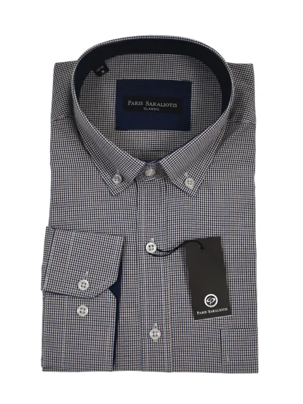 Πουκάμισο με τσέπη σε regular γραμμή PARIS SARALIOTIS