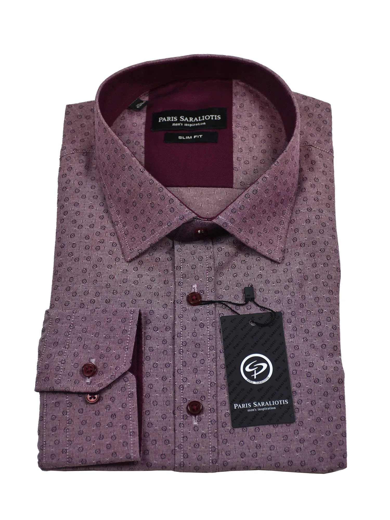 001-SL-21-011-1-1.webp Πουκάμισο σε στενή γραμμή PARIS SARALIOTIS - Image 1